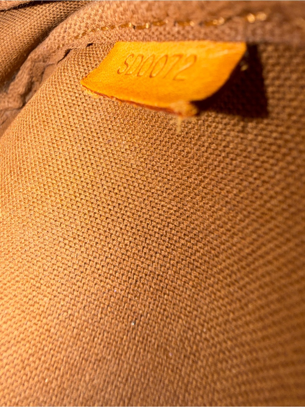 Louis Vuitton Monogram Canvas Shoulder Pochette in Brown and Tan - Picture 10 of 11